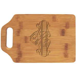 9" x 6"  Bamboo Cutting Board with Handle