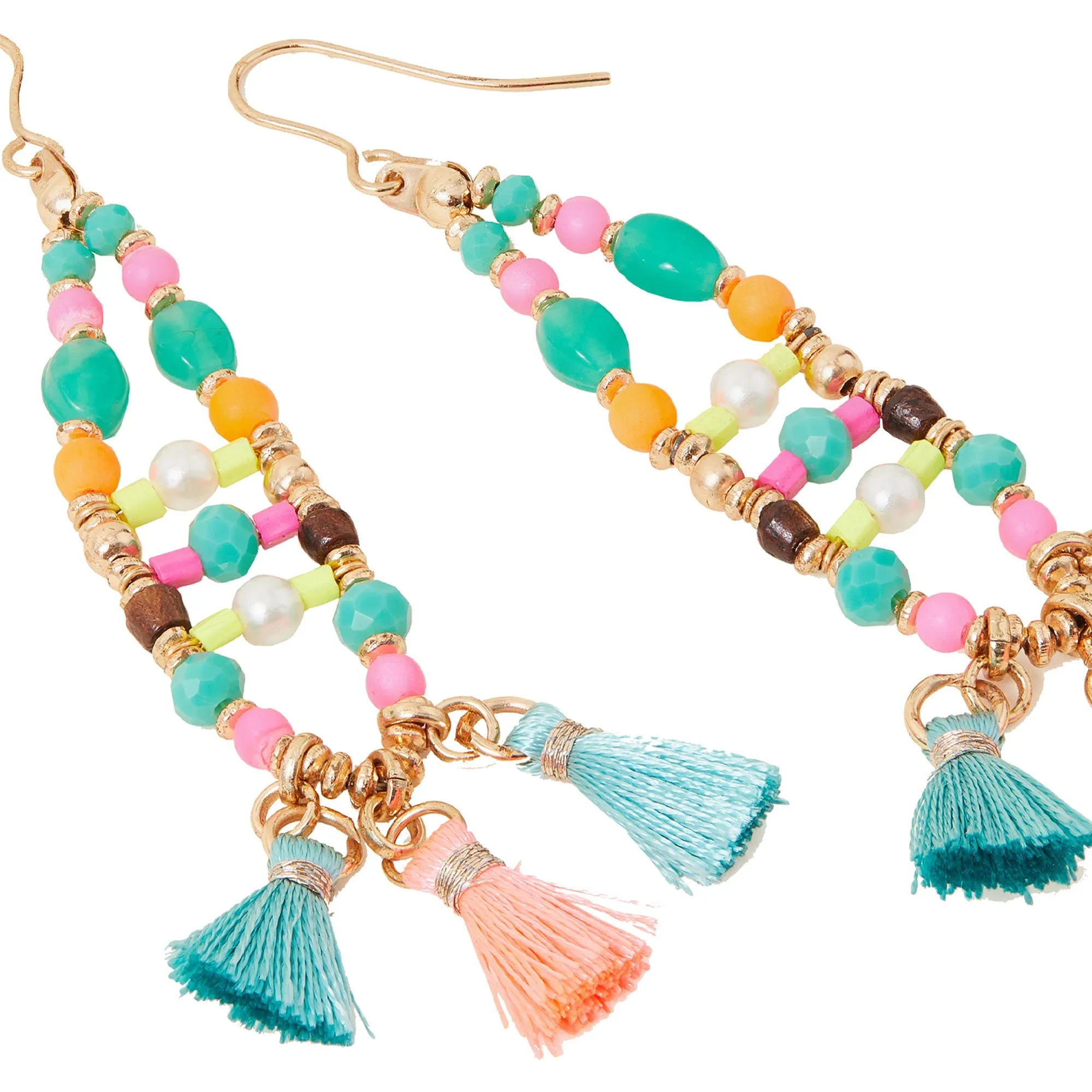 Accessorize London Women's Statement Tassel Drop Earrings