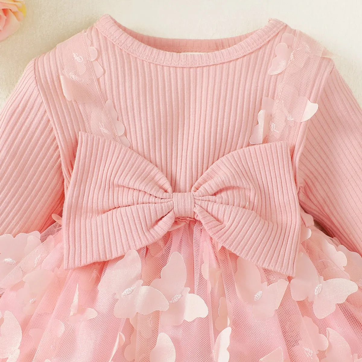 Baby Bowknot Butterfly Dress