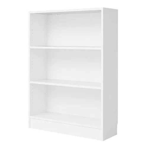 Basic Low Wide Bookcase With 2 Shelves