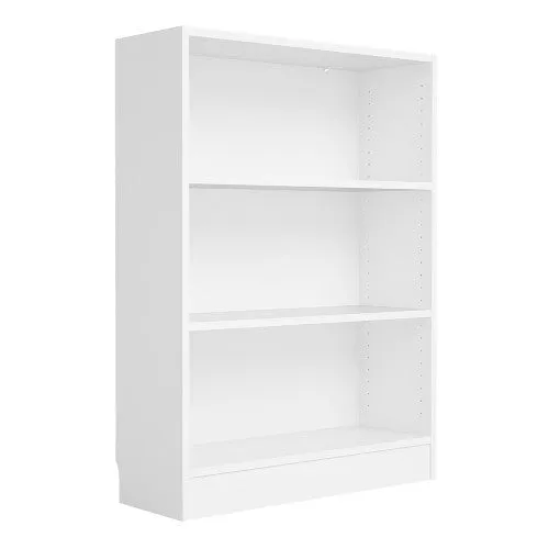 Basic Low Wide Bookcase With 2 Shelves