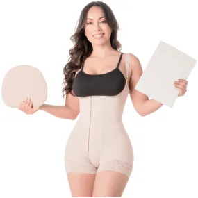 Be Shapy | MariaE 9334 Colombian Shapewear Bodysuit After Surgery   Lipo Ab Board and Liposuction Foam