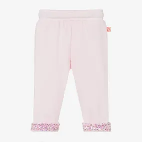 Billieblush Baby Girls Pink Cotton & Sequin Joggers