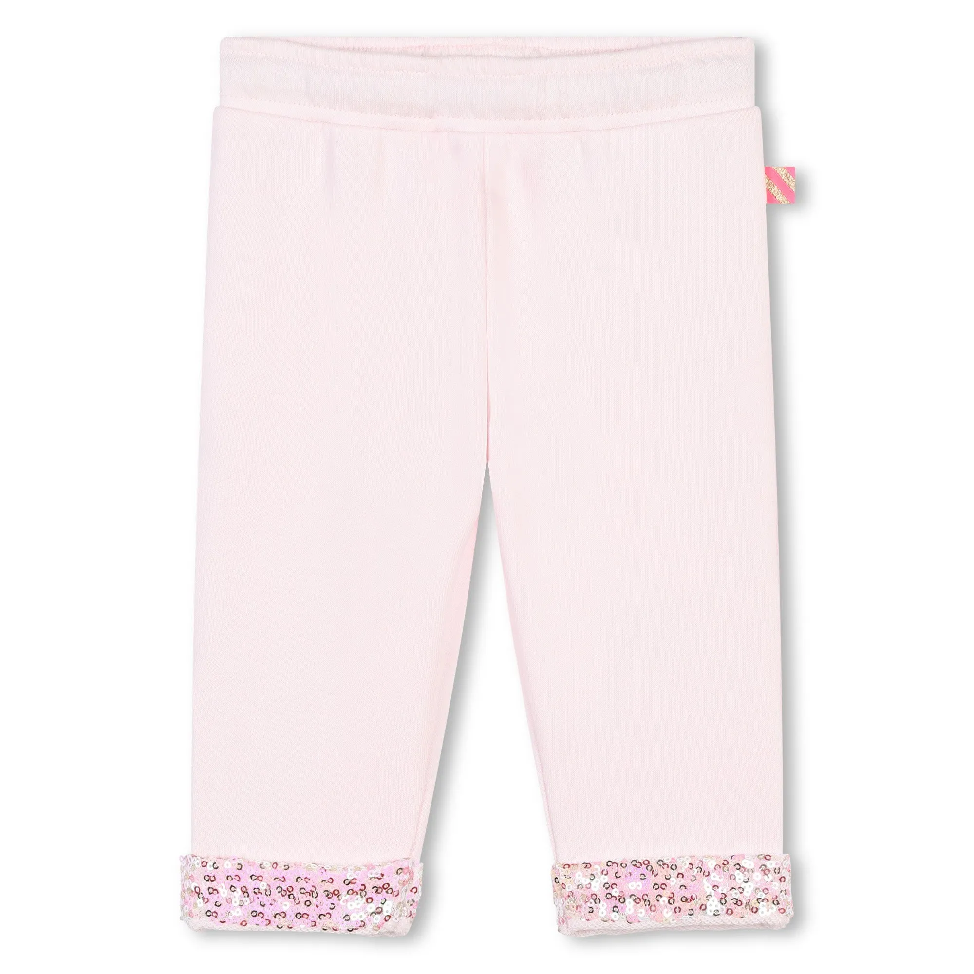 Billieblush Baby Girls Pink Cotton & Sequin Joggers