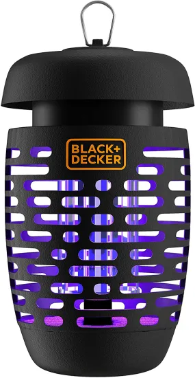 BLACK   DECKER Bug Zapper and Mosquito Repellent | Fly Trap Pest Control for All Insects, Including Flies, Gnats for Indoor & Outdoor Use 600 Sqft Coverage