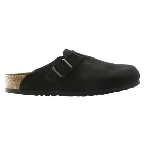 Boston Suede Leather  - Black