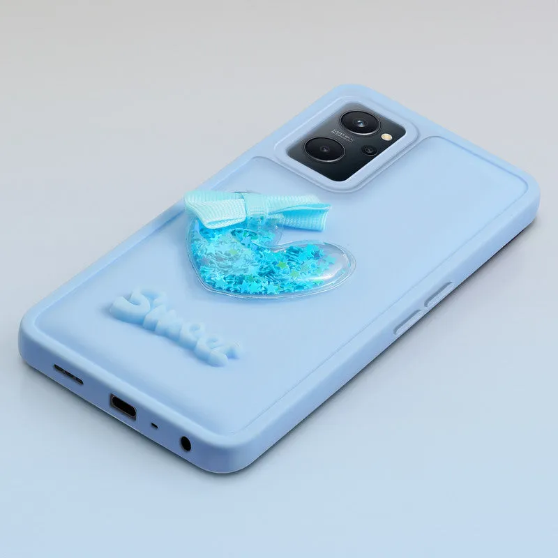 Bow Heart Cute Phone Back Cover for Realme 9i 4G