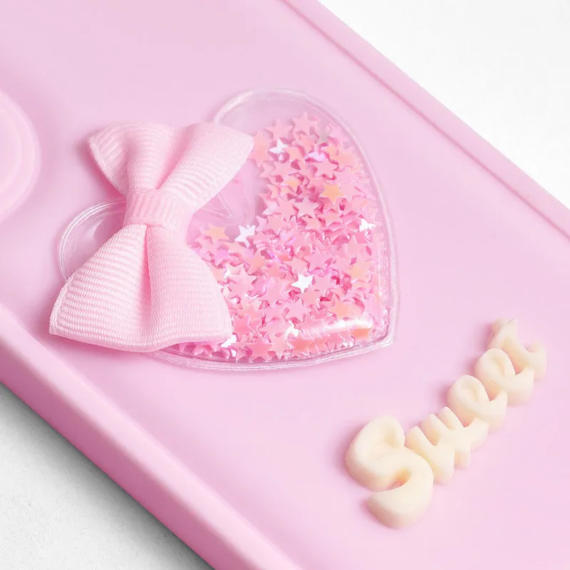 Bow Heart Cute Phone Back Cover for Samsung Samsung A50