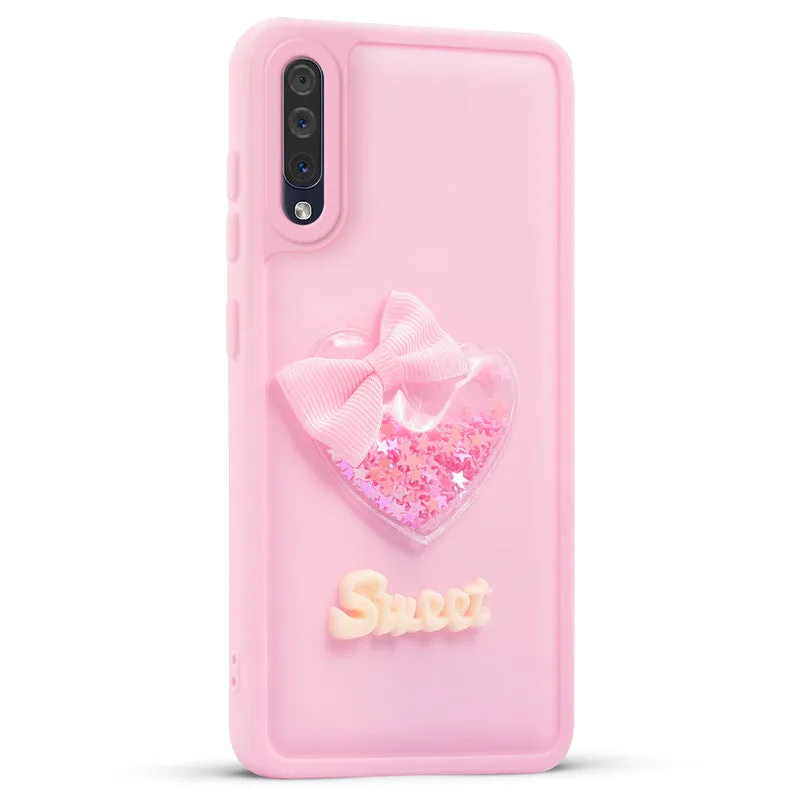 Bow Heart Cute Phone Back Cover for Samsung Samsung A50