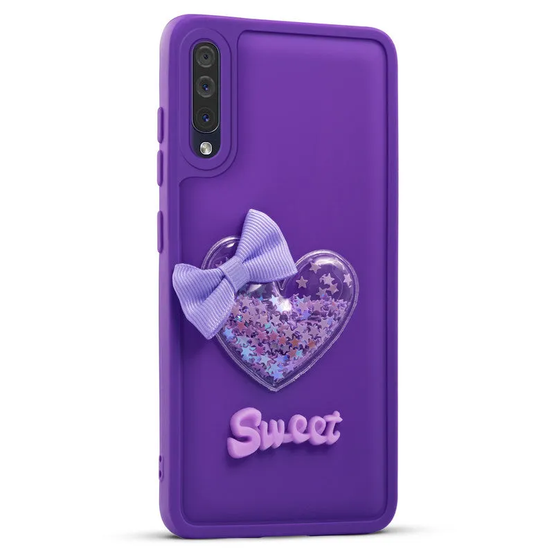 Bow Heart Cute Phone Back Cover for Samsung Samsung A50