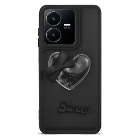 Bow Heart Cute Phone Back Cover for Vivo Y22