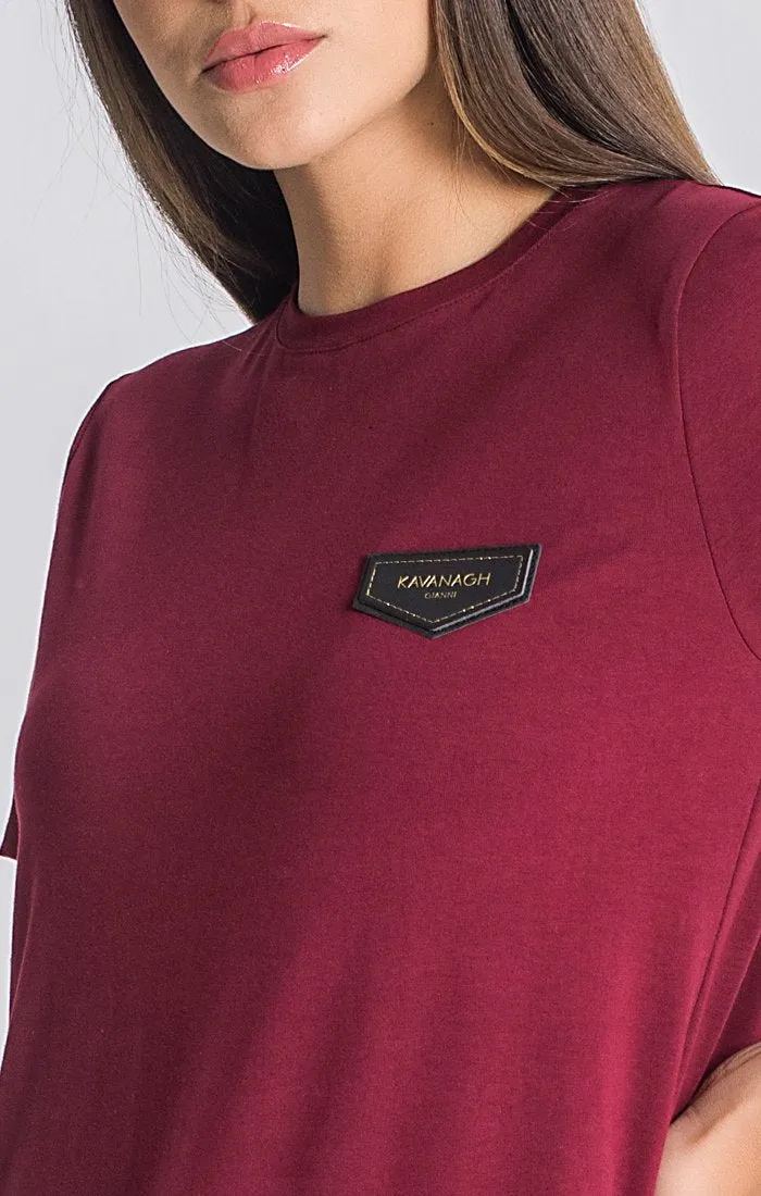 Burgundy Core Tee