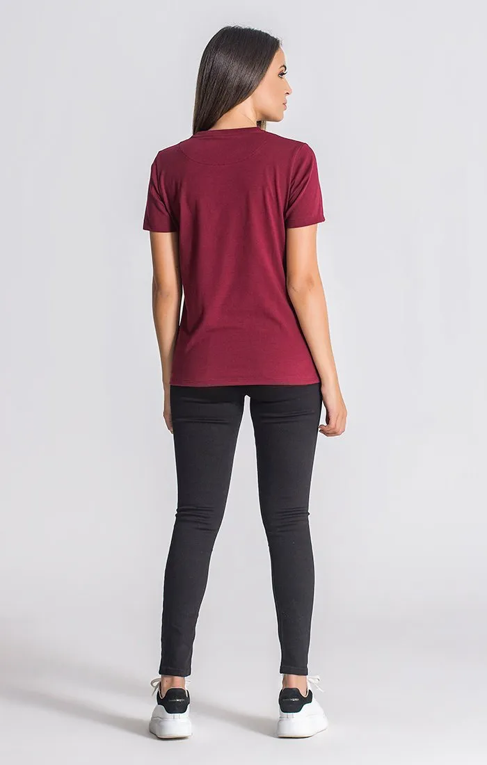 Burgundy Core Tee