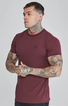 Burgundy Muscle Fit T-Shirt