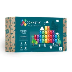 Connetix - Rectangle Pack - Rainbow - 18 Piece