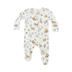 Delicate Safari 2 Way Zipper Footie