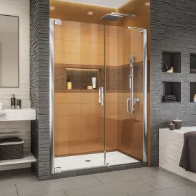 DreamLine Elegance-LS 56 - 58 in. W x 72 in. H Frameless Pivot Shower Door