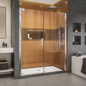 DreamLine Elegance-LS 60 1/4 - 62 1/4 in. W x 72 in. H Frameless Pivot Shower Door