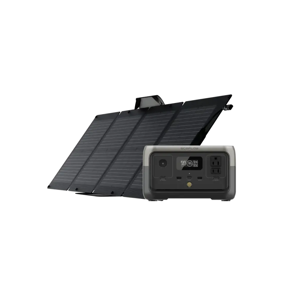 EcoFlow RIVER 2 Portable Power Station   110W Portable Solar Panel