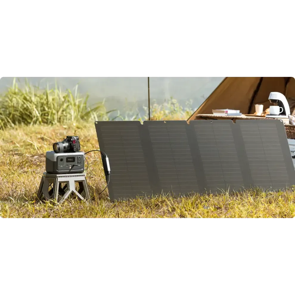 EcoFlow RIVER 2 Portable Power Station   110W Portable Solar Panel