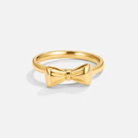 Ellie Gold Bow Ring