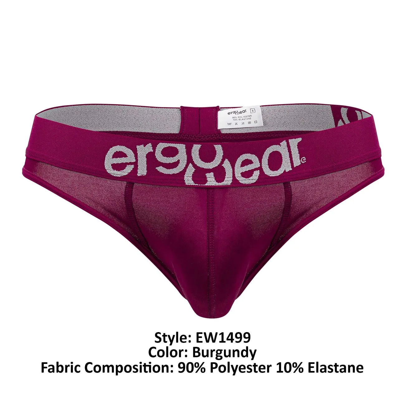 ErgoWear EW1499 HIP Thongs Burgundy