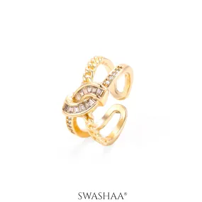 Faith 14K Gold Plated Ring