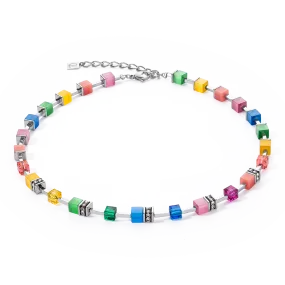 GeoCUBE® Iconic Pure Necklace Rainbow