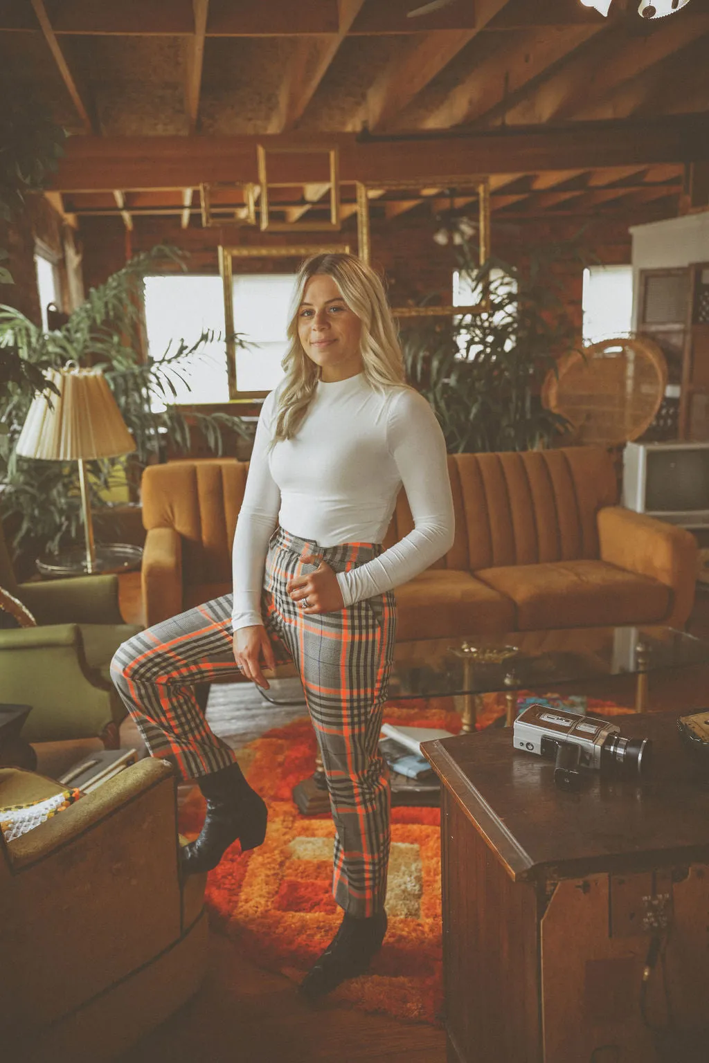 Jessica Plaid Pant