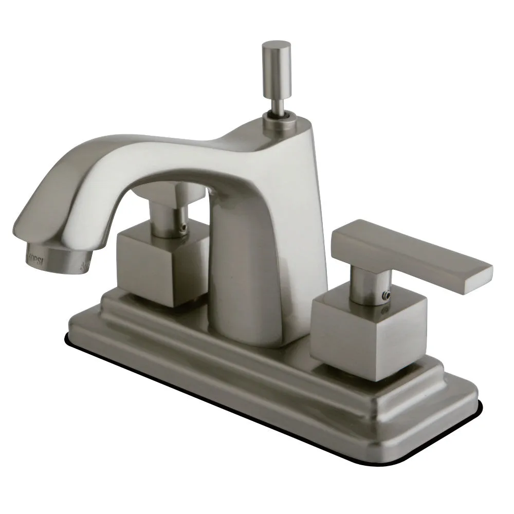 Kingston Brass KS8645QLL 4 in. Centerset Bathroom Faucet, Oil Rubbed Bronze