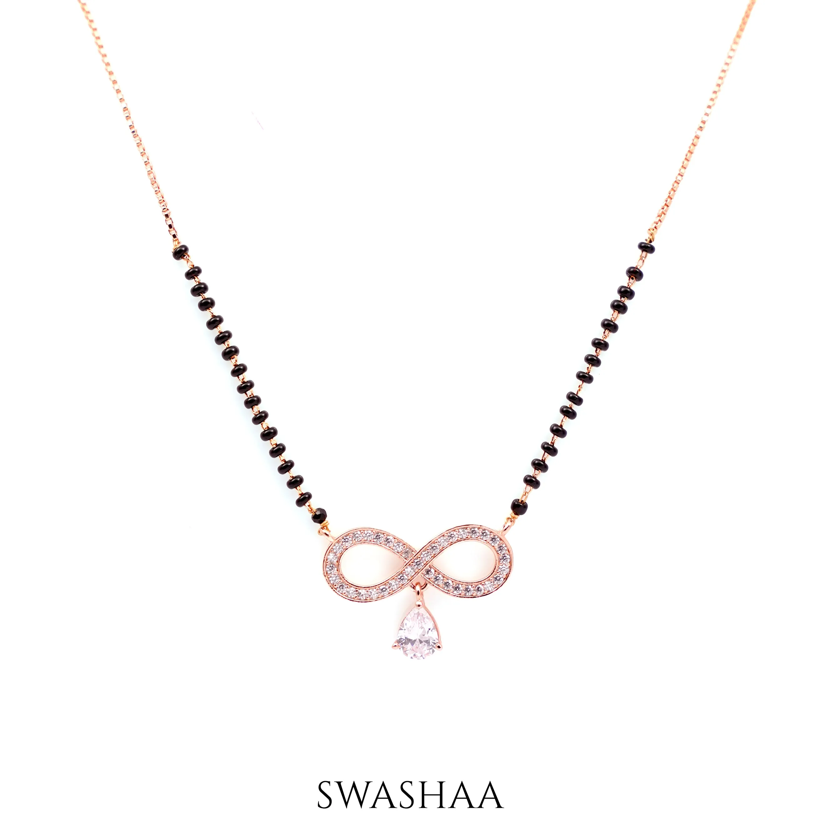 Lavya Rosegold Plated Mangalsutra