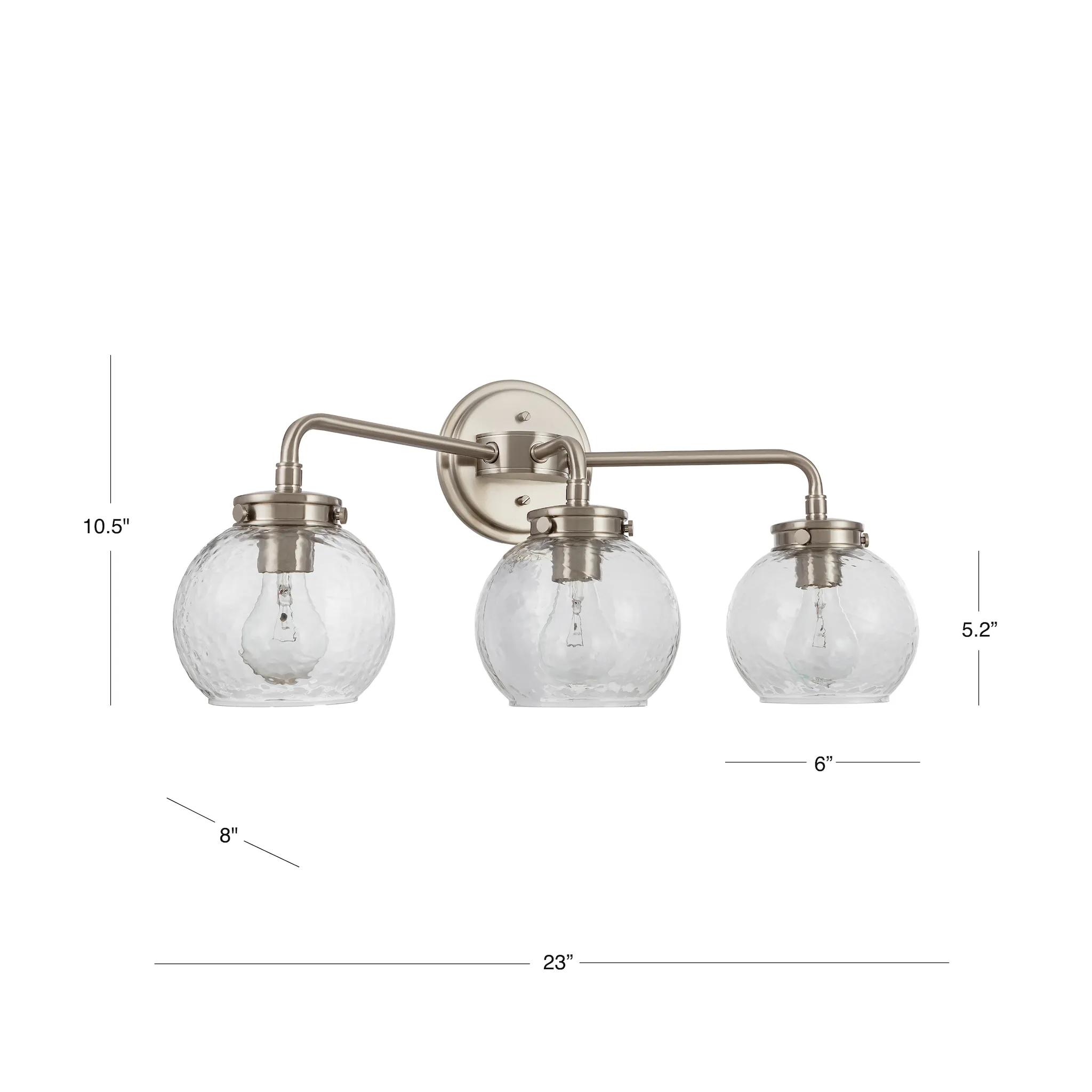 Luca 3-Light Globe Vanity Light