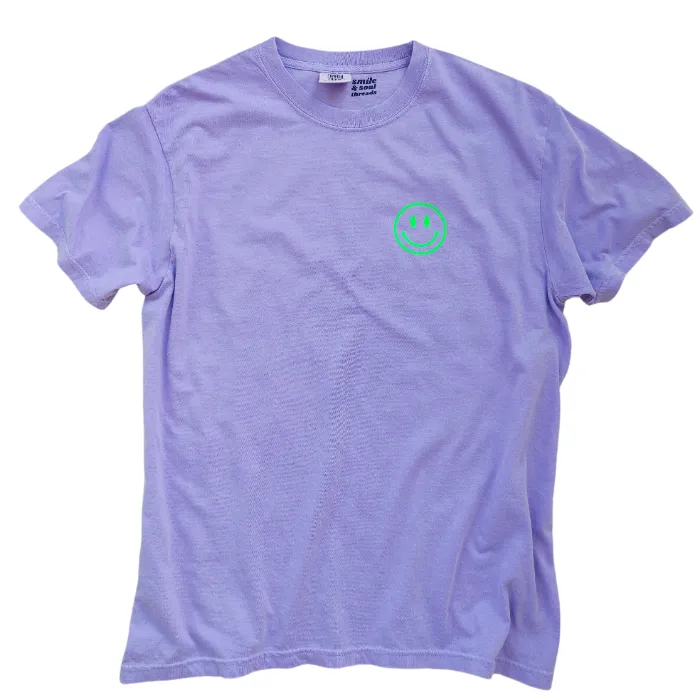 neon smile t-shirt