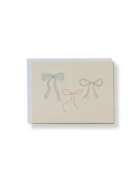 Ribbon Bow Card