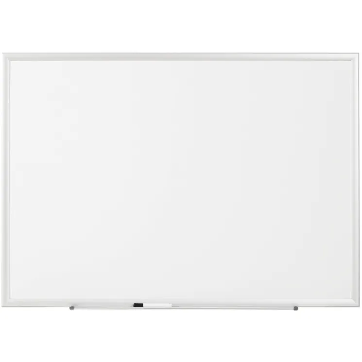 (Scratch & Dent) FORAY Magnetic Dry-Erase Boards With Aluminum Frame, White Board, Silver Frame, 72” x 48” Item # 1257157