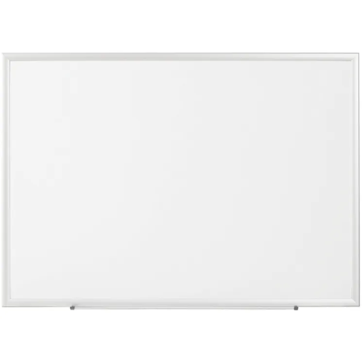 (Scratch & Dent) FORAY Magnetic Dry-Erase Boards With Aluminum Frame, White Board, Silver Frame, 72” x 48” Item # 1257157