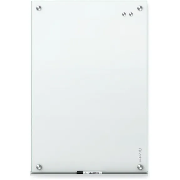 (Scratch & Dent) Quartet Infinity Magnetic White Glass Dry-Erase Board, 72 x 48 Item # 191027