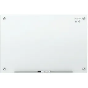 (Scratch & Dent) Quartet Infinity Magnetic White Glass Dry-Erase Board, 72 x 48 Item # 191027