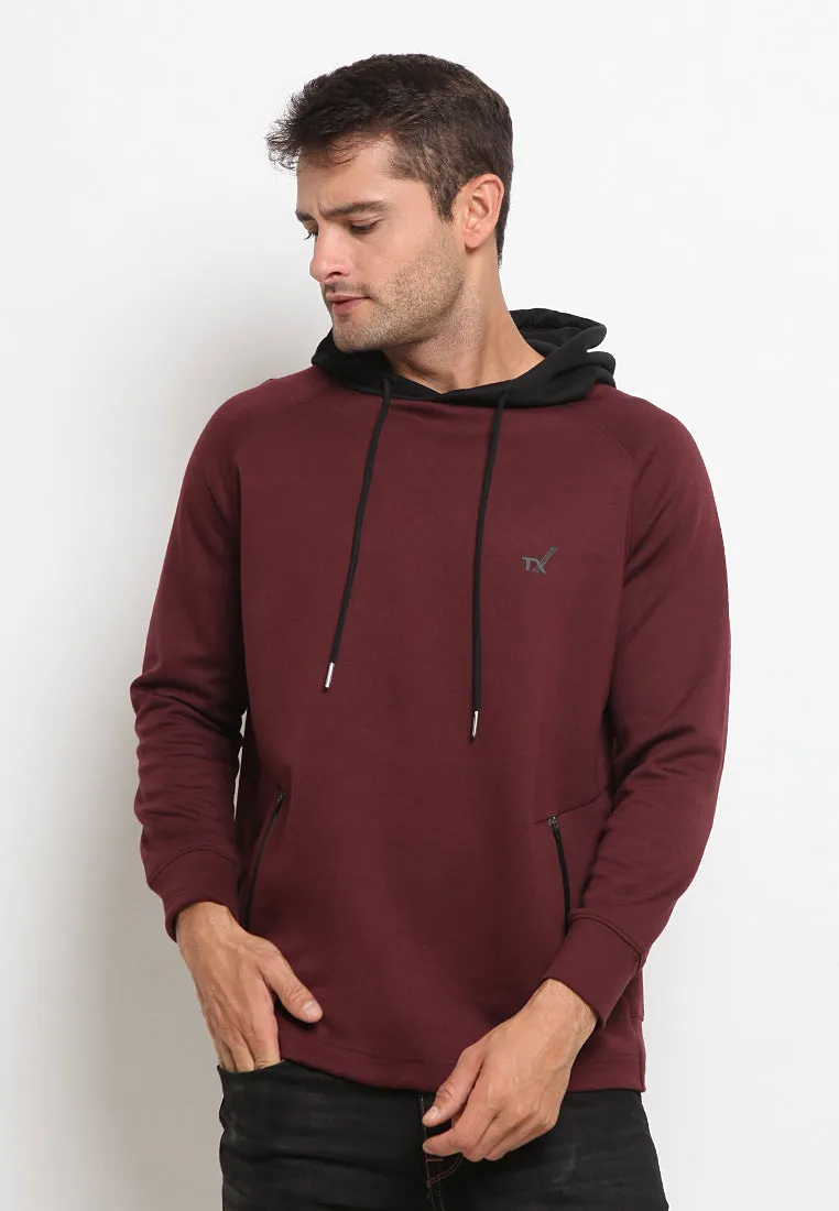 Sweatshirt with contrast hoodies