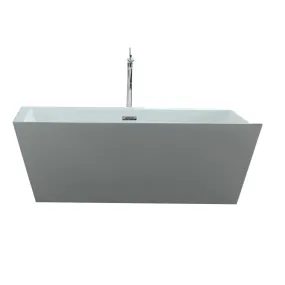 Virtu USA Serenity 63 x 29.5 Freestanding Soaking Bathtub